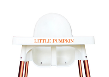 Load image into Gallery viewer, IKEA Antilop Highchair Tray Decal - Little Pumpkin orange

