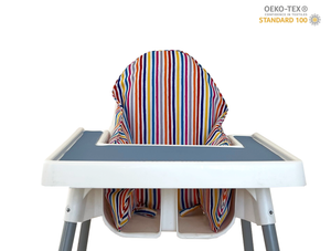 Rainbow Stripes - IKEA Antilop Cushion