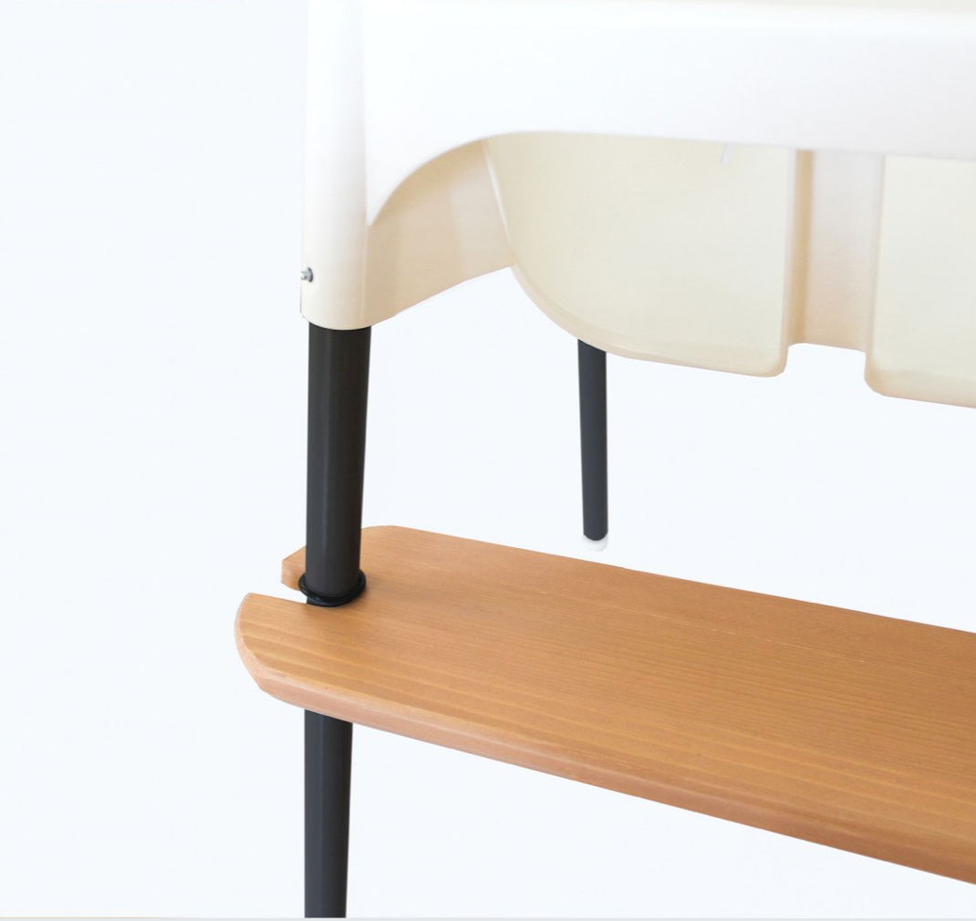 Impresa Bamboo Foot Rest for IKEA High Chair Accessories (Beige