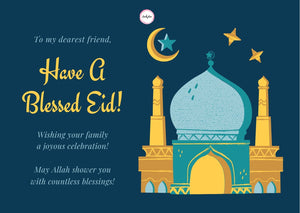 Have a blessed Eid