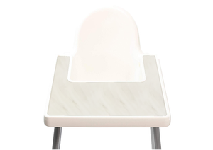 Tray place mat for IKEA Highchair - White Marble